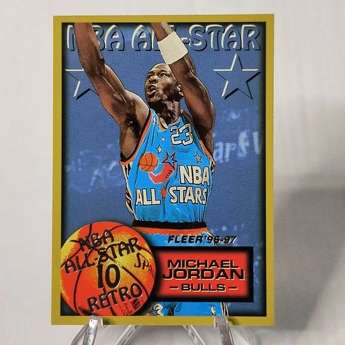 Fleer 1996-97 NBA All-Star Retro Michael Jordan #282 Bulls Basketball Card