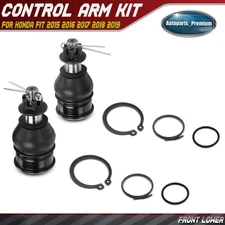 2Pcs Front Lower Side Ball Joint Kit for Honda Fit 2015 2016 2017 2018 2019 1.5L