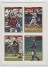 2006 Topps Bazooka 4 on 1 Stickers Craig Biggio Jose Vidro Luis Castillo HOF 0d2