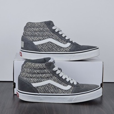 RARE COLOR DESIGN ~ Vans Ward Hi Men Suede Skate Shoes OFF THE WALL PRINT N40