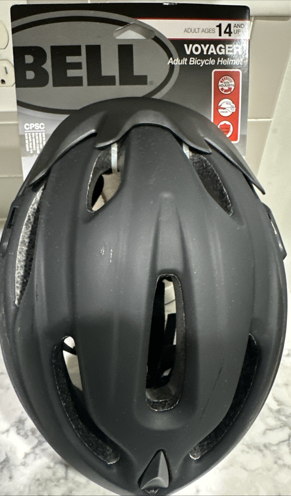 Bell Voyager Adult Bike Helmet with Visor for Ages 14+ 54-61cm 21.25-24in Black
