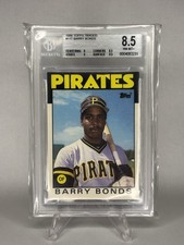1986 Topps Traded Barry Bonds #11T Rookie Card BGS 8.5. rookie card picture