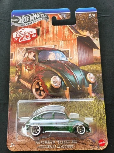 2026 Hot Wheels Silver Series Vintage Club 1968 5/5 VOLKSWAGEN "CLASS" Near Mint