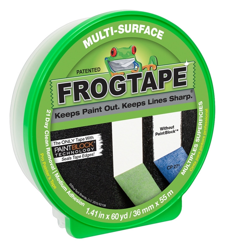 FROGTAPE 1358465 Multi-Surface Painter's Tape with PAINTBLOCK, Medium
