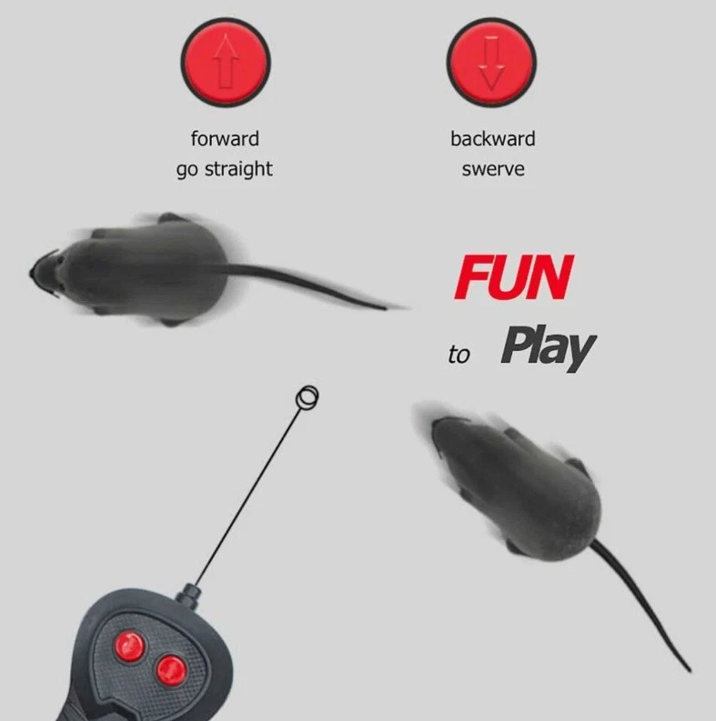 Remote Control Mouse Toy – Wireless RC Rat for Cats, Dogs & Pets – Fun Interacti - Image 3 of 4