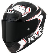 Casco Integrale KYT NZ RACE Carbon Competition White