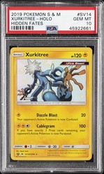 Xurkitree SV14/SV94 Shiny Holo Rare Hidden Fates