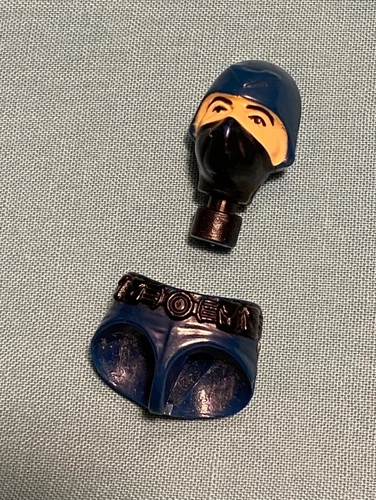 G.I. GI JOE 1982 COBRA OFFICER BODY PARTS LOT #2 waist head FREE SHIP