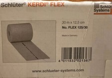 NEW Schluter Kerdi Flex 125/30 waterproofing Strip Membrane 5" x 98.4'