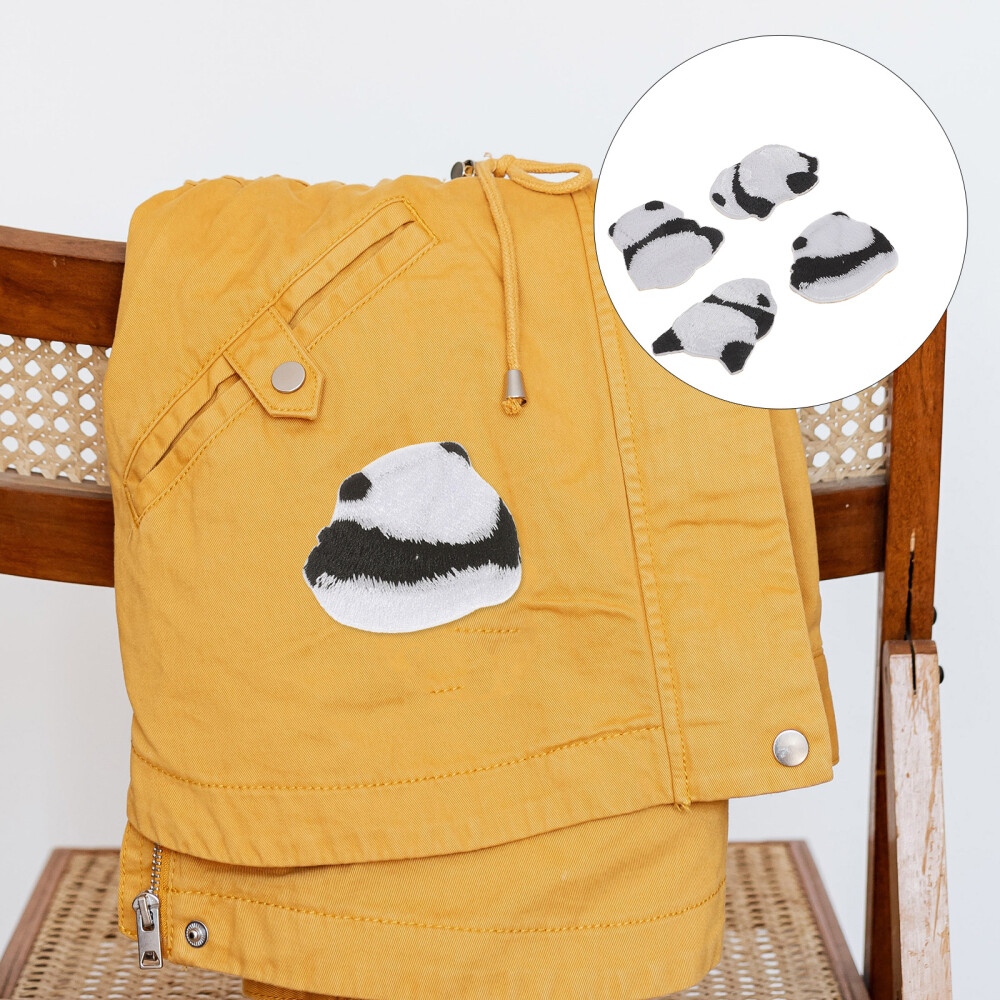 4 Iron-On Appliques for Fabric Crafts Clothing Embroidery DIY Enhancements