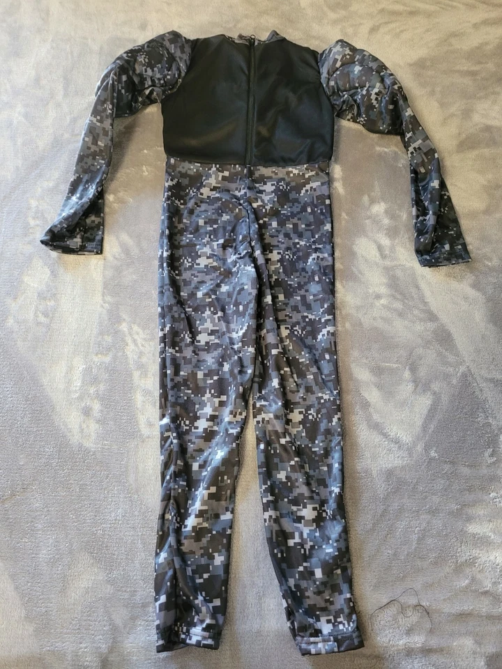 Fantasia infantil Red Sector Recon Commando Halloween tamanho 4-6 - Imagem 3 de 4