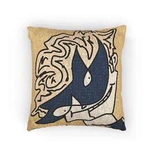 People Pillows 17x18  Titled “Snack Man” Pop Art Superhero Pillow