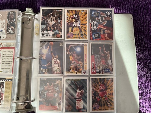 BASKETBALL CARDS,ALBUM OF 290 CARDS FROM 1990S,EXCELLENT CONDITION - Picture 7 of 17