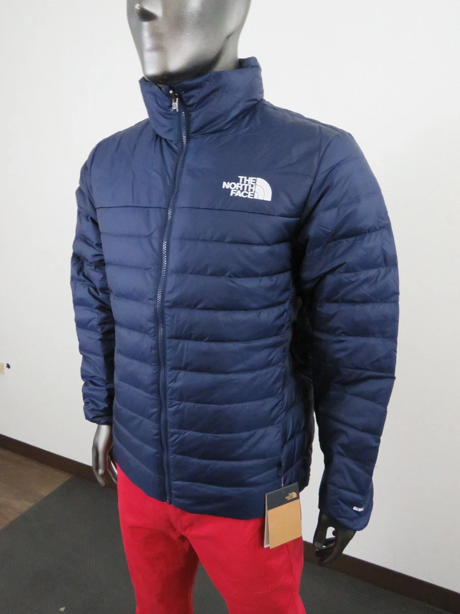 NWT Mens The North Face Flare II 2 Insulated 550-Down FZ Puffer Jacket Navy  Blue