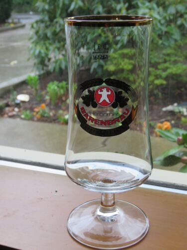 6.8" Stem Beer Glass ~ Brauerei Herborner Bärenbräu - Picture 4 of 5