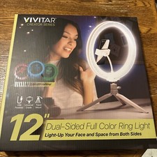 Vivitar Creator Series 12 Dual-Sided Full Color Light Ring - New