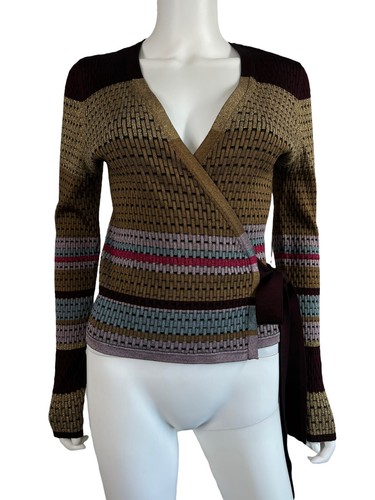Diane Von Furstenberg DVF Wrap Sweater 