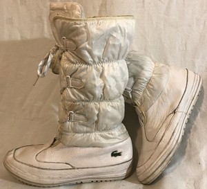 lacoste blanc boots