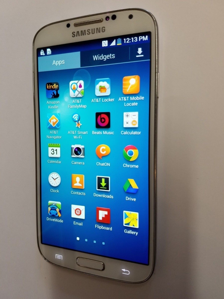 Samsung Galaxy S4 SGH-I337 16GB White Frost At&t GSM Smartphone