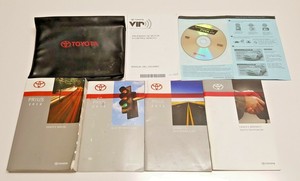 2012 TOYOTA PRIUS OWNERS MANUAL FOUR THREE TWO V4 1.8L 202V NICKEL