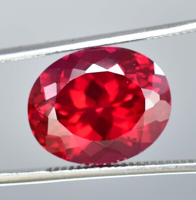 7x9 MM Natürlich Mosambik blood red ruby Oval Cut Loose gemstone Git Certified