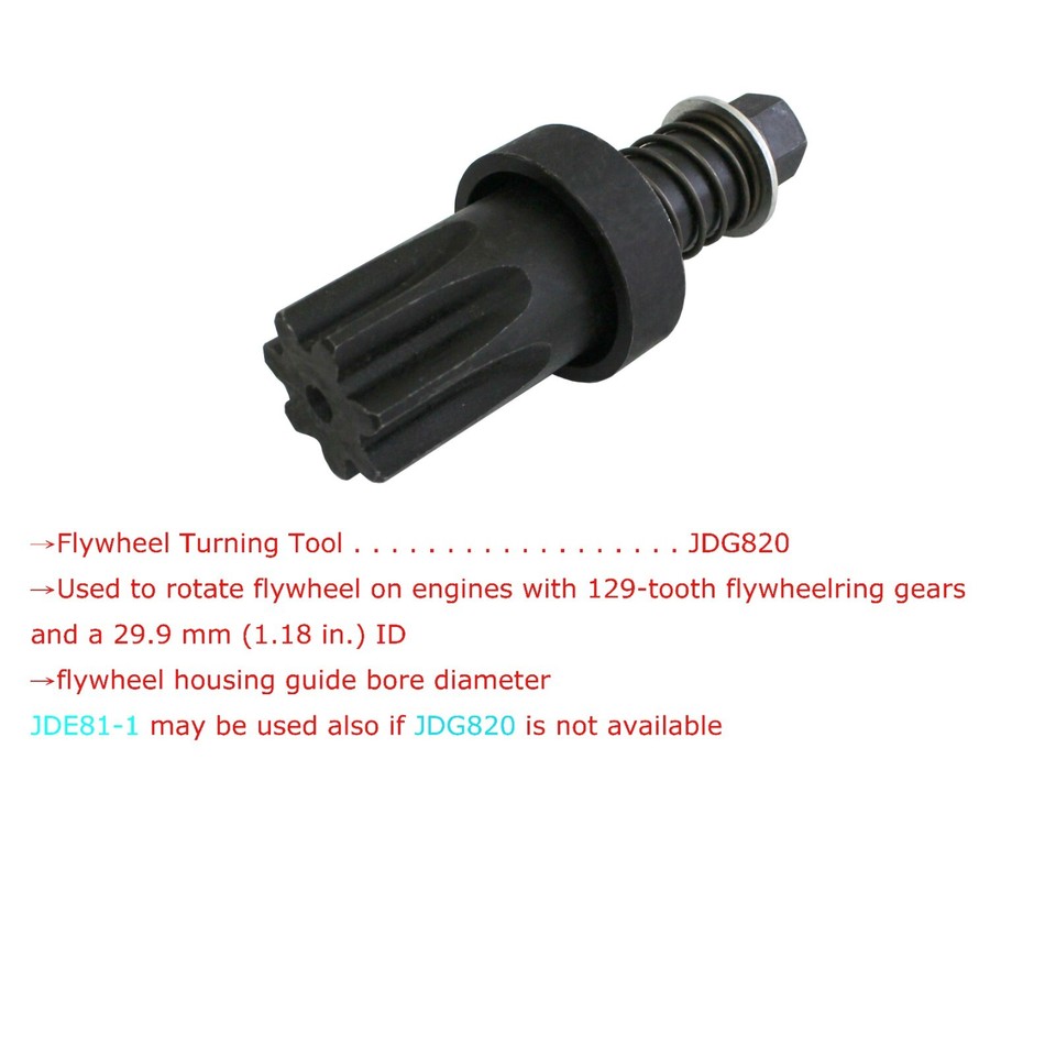 TS TOOLS/ FITS JOHN DEERE ENGINE TURNING TOOL ALTERNATIVE JDG820 or