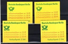 Federal Stamp Booklet MH10aI, II, Ba, Bboz Impeccable MNH Mint (CA7243