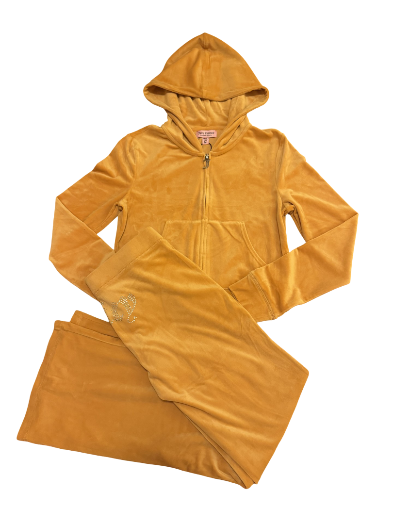 Juicy Couture Velour Notre Dame Tracksuit Size M MSRP: