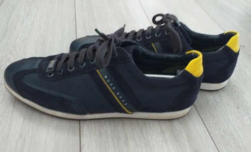 Hugo Boss by BOSS Leather suede Blue 