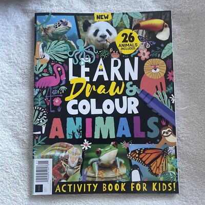 Learn Draw & Color Animals Issue 4