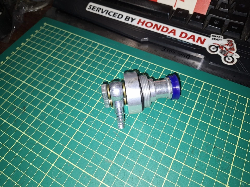 Adaptador enfriador de aceite Honda ATC200X TRX200 XR200R XL185S compatible con 1979-2002 125-200cc Foto 3 de 4