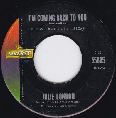 Julie London - I'm Coming Back To You / When Snow Flokes Fall In The Summer (...