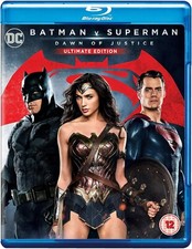 BATMAN VS SUPERMAN DAWN OF JUSTICE ULTIMATE EDITION Blu Ray Movie Film UK R2 x