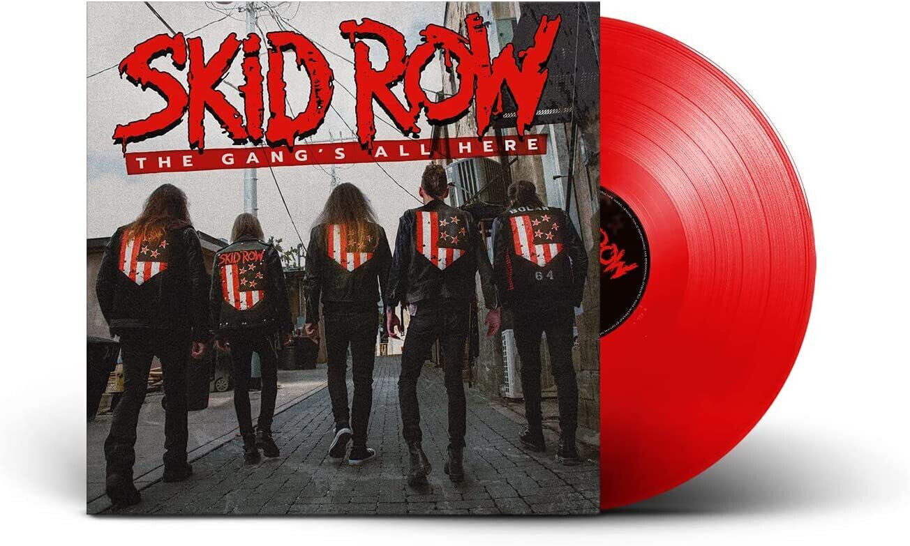 Skid Row The Gang's All Here Colored Vinyl LP (Limited Red) New Sealed