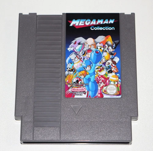Megaman Collection 1 2 3 4 5 6 I II III IV V VI Rockboard English Games For NES
