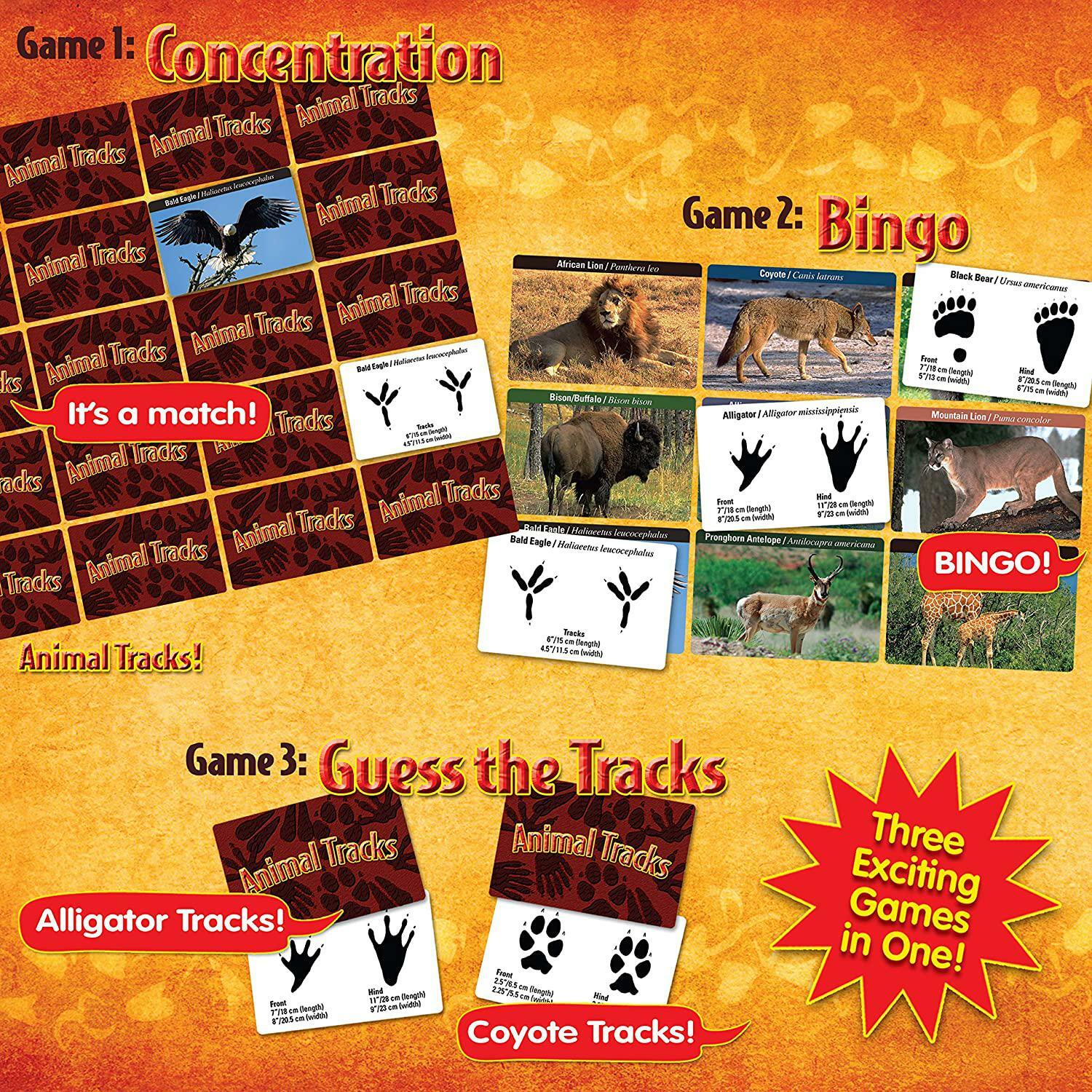 Animal Tracks Game 313021620691 | eBay