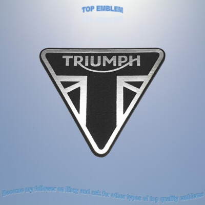 TRIUMPH emblem brusched badge ASK logo decal sticker plate aufkleber