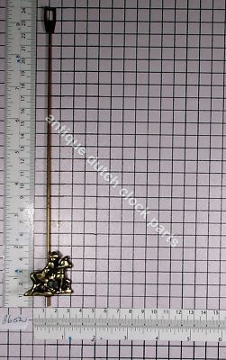 RIDER PENDULUM DUTCH ZAANDAM OR ZAANSE CLOCK RARE DIFFERENT HOOK