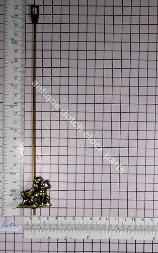 RIDER PENDULUM DUTCH ZAANDAM OR ZAANSE CLOCK RARE DIFFERENT HOOK UP HERMLE & FHS