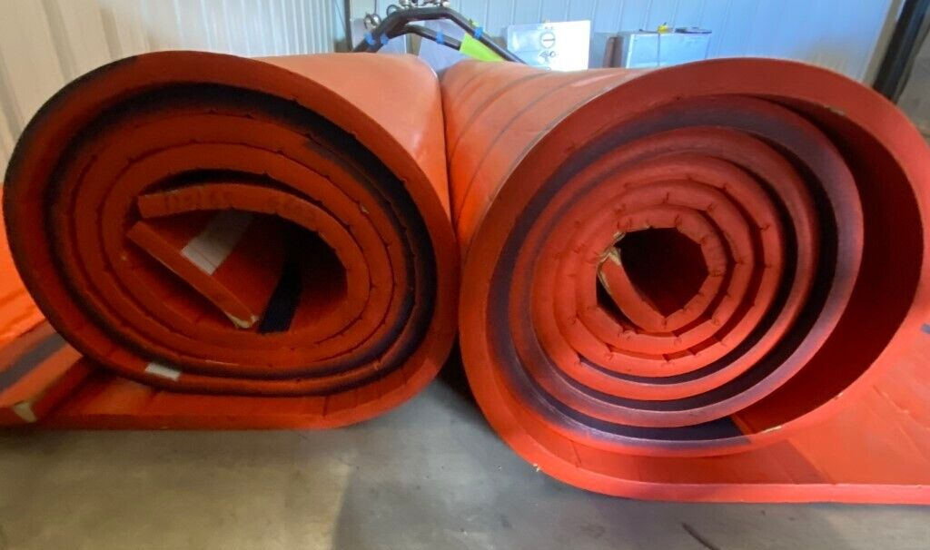 LOT OF 2 Resilite Wrestling Mats 14'x27' with 2 rolling carts eBay
