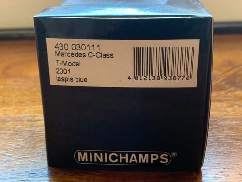 MINICHAMPS - 1:43 MERCEDES C-CLASS, T-MODEL, 2001, JASPIS BLUE- DIECAST - Picture 2 of 9