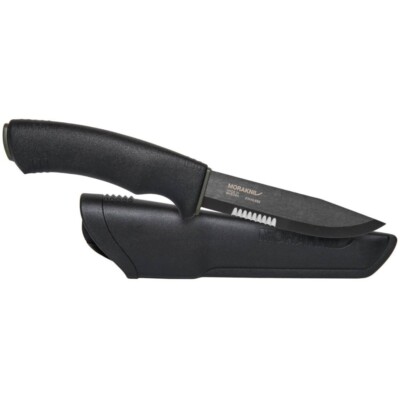 Morakniv Bushcraft Black Blade SRT Messer - Stainless Steel Outdoor Mora