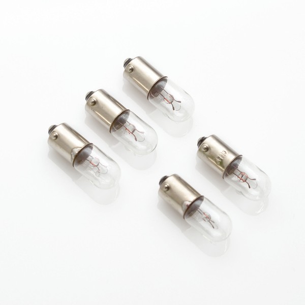 5 X 12V 100Ma 0,1A 1,2W Ba9S / Birne Lampe / Lamp Bulb / Bajonett Skalenlampen-image