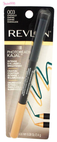 REVLON Photoready Kajal Intense Eyeliner & Brightener Pencil #003 EMERALD EMPIRE - Picture 1 of 3