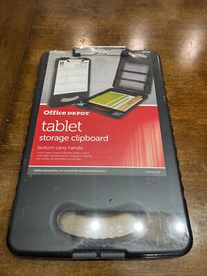 Office Depot Brand Portable Tablet Storage Clipboard Case, 16-1/8''H x 10-1/4''W