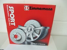 2x Zimmermann Sportbremsscheiben gelocht Audi A4 (B8) und A5 Satz für vorne 