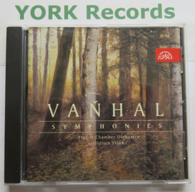 VANHAL - Symphonies A major / G minor / D major VLCEK Prague CO- Ex CD Supraphon