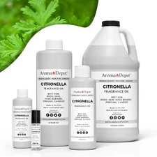 Citronella Fragrance oil For Body Oil ,Candle, Soap, Bath Bomb Incense Diffuser