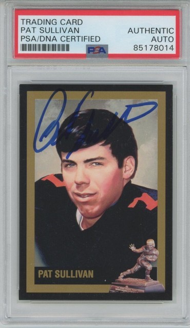 1993 Heisman Collection #37 Pat Sullivan signed Auburn PSA/DNA auto