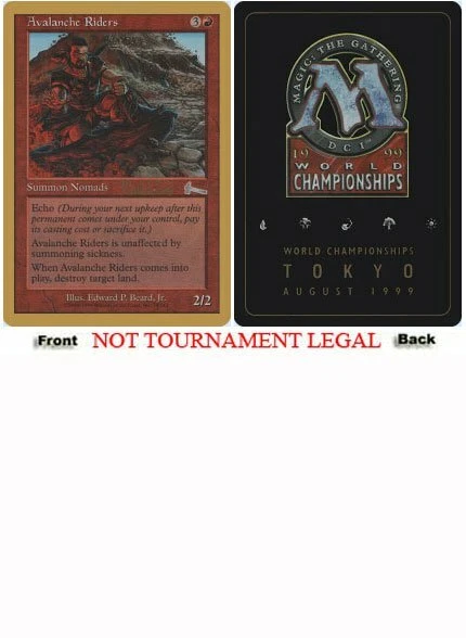 Avalanche Riders (Mark Le Pine - 1999) World Championship PLD CARD